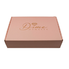 Pink Corrugated Mailer Boxes Eco Friendly Corrugated Packaging Box