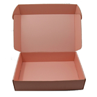 Pink Corrugated Mailer Boxes Eco Friendly Corrugated Packaging Box