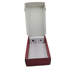 Eco Friendly Wine Bottle Gift Box Foldable Red Luxury Paper Board