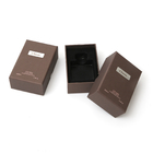 Lid And Base Two Pieces Luxury Gift Boxes Brown Paper With Perfume UV Printing