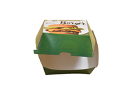 FSC One Piece Corrugated Mailer Boxes Party Mini Burger Boxes