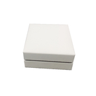 White Color Luxury Classic Rigid Cardboard Gift Boxes For Necklace