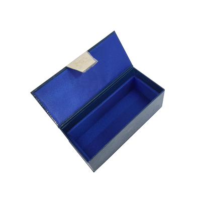 Buy Recyclable Luxury Gift Boxes High End Blue Rigid Cardboard Packaging Boxes online manufacture