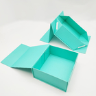 Green Foldable Magnetic Boutique Gift Box Hard Cardboard Gift Boxes