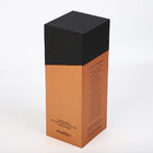 Embossing Corrugated Wine Gift Boxes 2.5mm Fip Open Top 1B With Black Rose Gold Foil