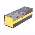 Liquor Bottle Rigid Magnetic Gift Boxes 2mm Single Wine Bottle Box With Soft Touch Lamination