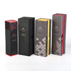 Liquor Bottle Rigid Magnetic Gift Boxes 2mm Single Wine Bottle Box With Soft Touch Lamination