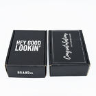 140g Matt Corrugated Mailer Boxes Two Sides Personalised Printed Shipping Silver Foil