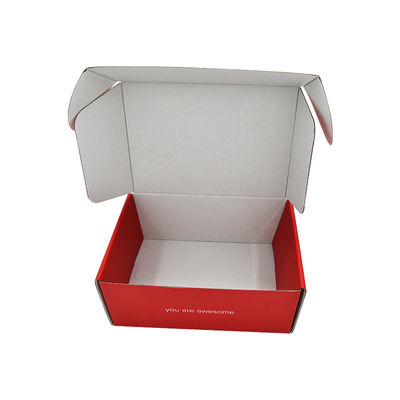 Buy Sturdy Kraft Small Red Folding Corrugated Mailer Boxes For Clothes online manufacture
