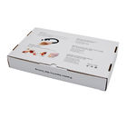 Folding Paper White Corrugated Mailer Boxes  With Full Size Logo
