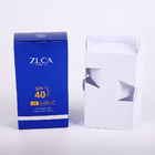 Sunblock Cosmetic Packaging Boxes Face Cream Packaging Corrugated Protection UV Finish