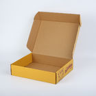Cardboard Packaging Corrugated Mailer Boxes Yellow pizza Delivery Box