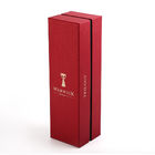 Collapsible One Piece Wine Bottle Gift Box Packaging For Weddings Anniversaries