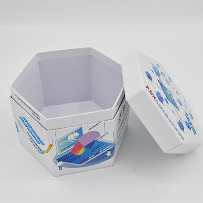 Buy Hexagonal Cardboard Luxury Gift Boxes CMYK Custoimzed Size online manufacture