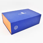 double door cardboard goblets gift box with customized cutouts lock and paper sleeve