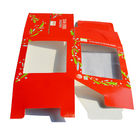 ODM Cake Clear Window Box Packaging Collapsible Custom Printed Handle Artpaper PVC