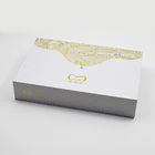 Wrapped Rigid EVA Magnetic Closure Gift Boxes Book Shape Cosmetic Kit Box