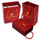 Matt Lamination Custom Paper Shopping Bags Jewelry Carry Packaging