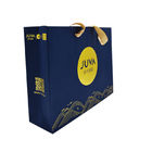 CMYK Personalised Large Square Gift Boxes Cardboard Wrapped Silk Cloth Healthcare Packaging