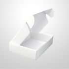 Plain White Mailer Corrugated Packaging Boxes Collapsible Quick Dispatch For Shoes Gifts Scarf