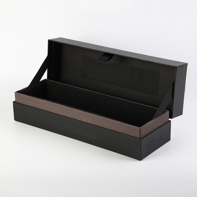 Buy Single luxury Wine brandy whisky champagne Bottle Gift Box High End Glass Packaging cushion box online manufacture