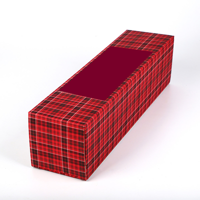 Buy Collapsible FSC Corrugated Wine Gift Box For Champagne Bottle Crash Lock CMYK online manufacture