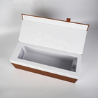 single vodka bottle packaging box Gin Rigid Magnetic Gift Box Cardboard Paper Flip Top Rose Gold wine box