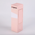 Pink Single Bottle Perfume Cosmetic Packaging Boxes With Insert Pink Interior
