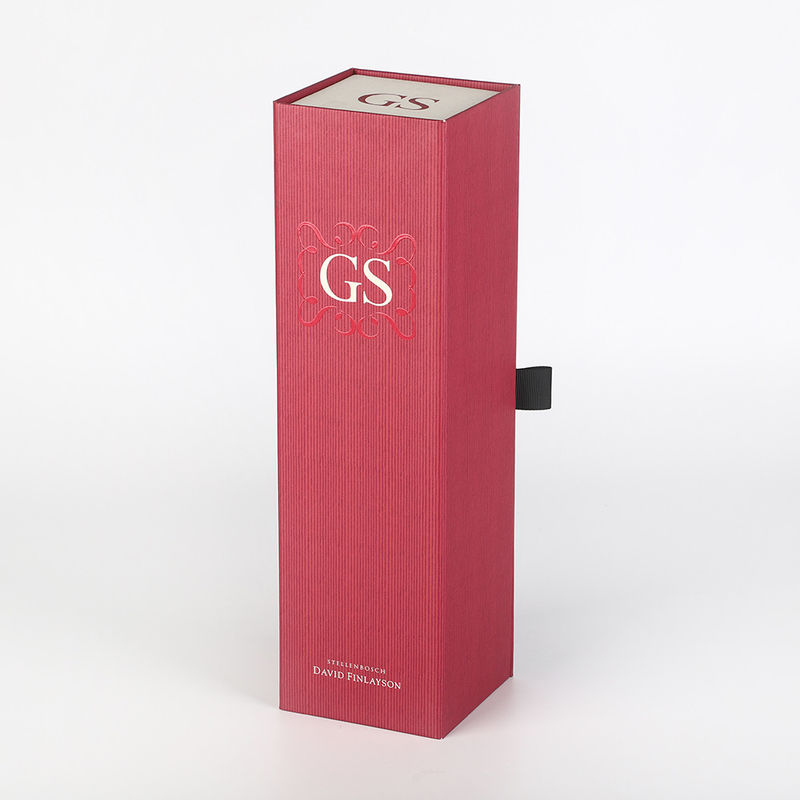 High End Custom Gift Wine Whisky Alcohol Packaging Box Magnetic Closure Cardboard Champagne
