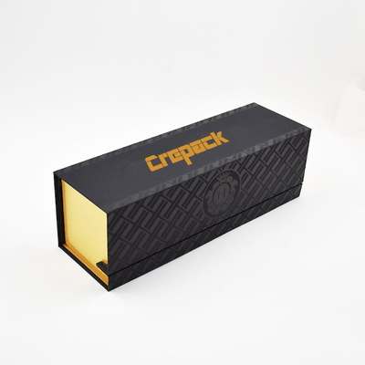 Custom Logo Magnetic Closure Wine Bottle Gift Box