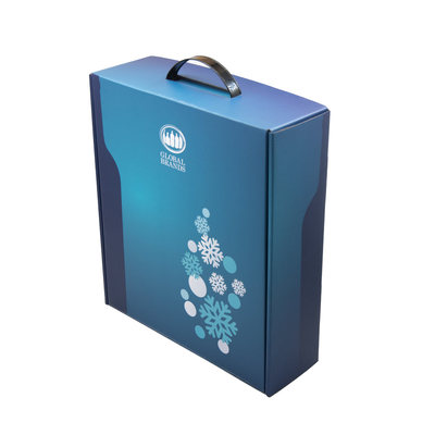 Exquisite Customizable Wine Bottle Gift Box for holiday celebrations