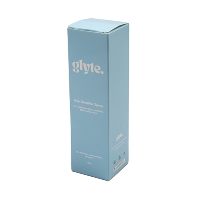 Recyclable Blue Cosmetic Skin Care Packaging Box With UV Print And EVA Insert Customization