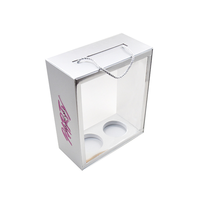 Customized Luxury Double-Bottle Storage Box for Wine Whisky and for Champagne Paper Box