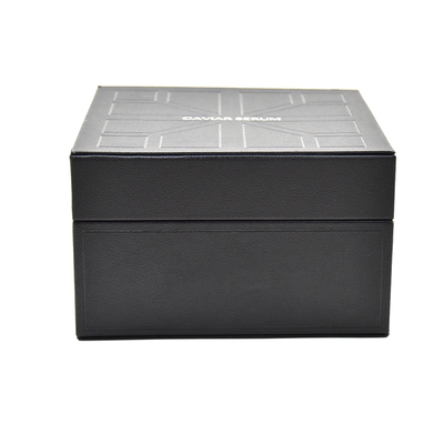 High-End Grey Flip-Top Watch Case Jewelry Gift Box Handcrafted Paper Candles and Perfume Packaging