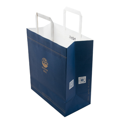 Handle Gift Bag with Printed Logo for Clothing Store Packaging and Shopping Paper Bags