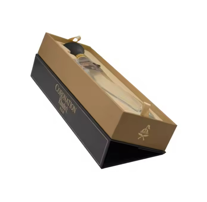 Custom Logo Accepted Bottle of Wine Keepsake Box Customizable Keepsake Wine Box