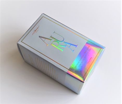 Holographic Candle box with gold printing