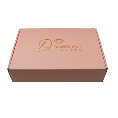 Jewelry Corrugated Shipping Boxes Custom Logo Cardboard Mailer Box