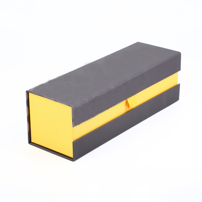 Magnets Flap Luxury Rigid Box Single Wine Glass Gift Beverage Bottle Spirit Cardboard