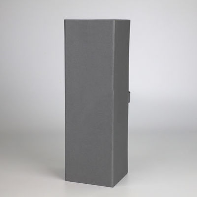 Premium Black touch and feel effect with UV printing drawer sliding single Champagne wine whisky alcohol packaging box