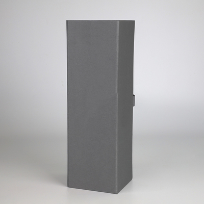 Premium Black touch and feel effect with UV printing drawer sliding single Champagne wine whisky alcohol packaging box