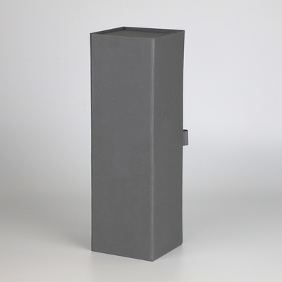 FCS Single Wine Bottle Rigid Magnetic Gift Box ODM Cardboard With Magnetic Lid